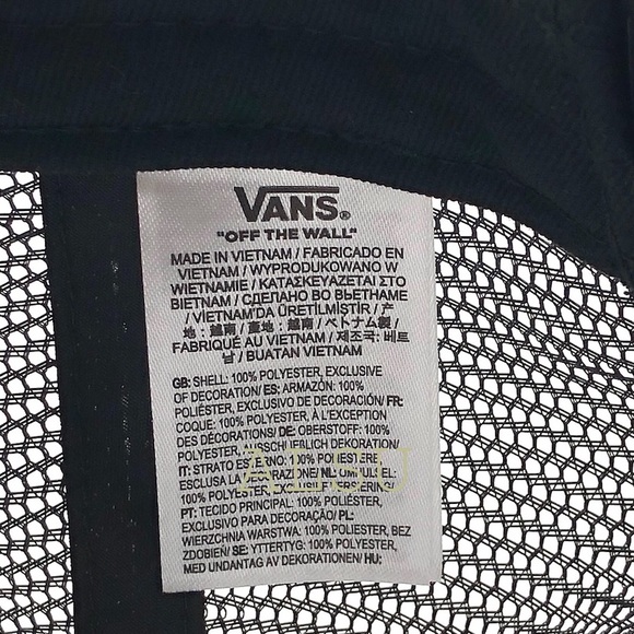 VANS Beach Bound Checkerboard Snapback Hat Women’s - Picture 5 of 5